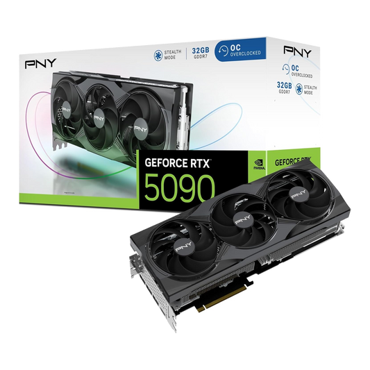 PNY GeForce RTX 5090 OC Triple Fan 32GB GDDR7 Graphics Card