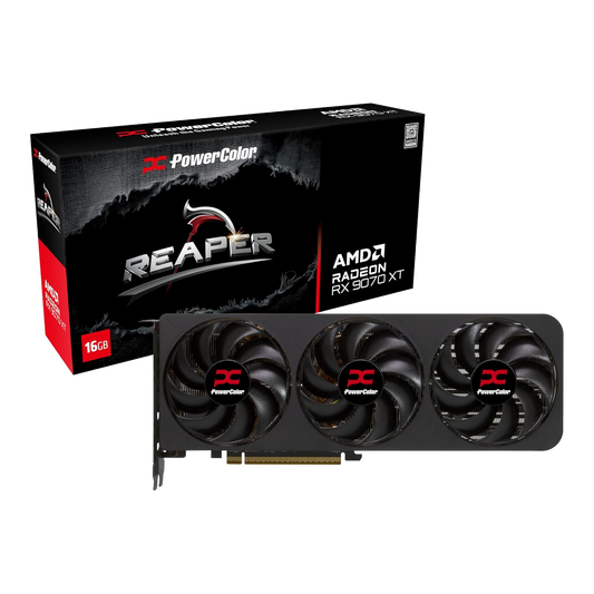 PowerColor Reaper Radeon RX 9070 XT 16GB GDDR6 Graphics Card