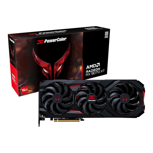 PowerColor Red Devil Radeon RX 9070 XT 16GB GDDR6 Graphics Card