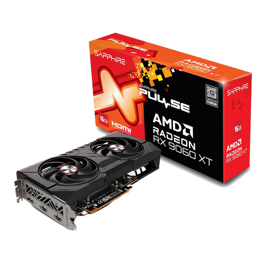Sapphire Pulse Radeon RX 9060 XT OC 16GB GDDR6 Graphics Card