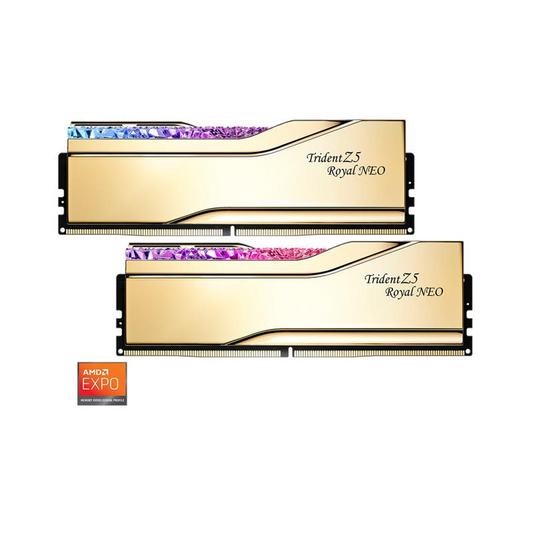 G.Skill Trident Z5 Royal Neo RGB 32 GB (2 x 16 GB) DDR5-8000 CL38 Memory (F5-8000J3848H16GX2-TR5NG)