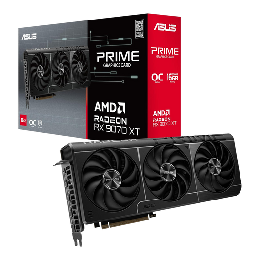 ASUS Prime Radeon RX 9070 XT OC 16GB GDDR6 Graphics Card