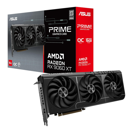 ASUS Prime Radeon RX 9060 XT OC 16GB GDDR6 Graphics Card