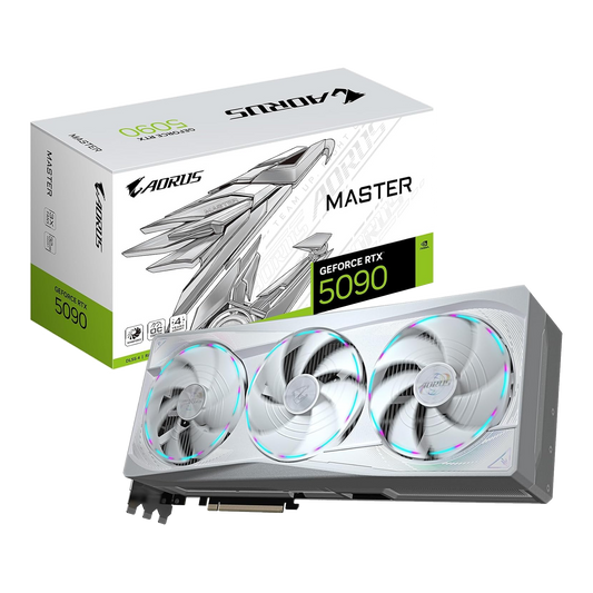 GIGABYTE AORUS GeForce RTX 5090 Master ICE 32GB GDDR7 Graphics Card