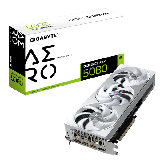 GIGABYTE GeForce RTX 5080 AERO OC SFF 16GB GDDR7 Graphics Card