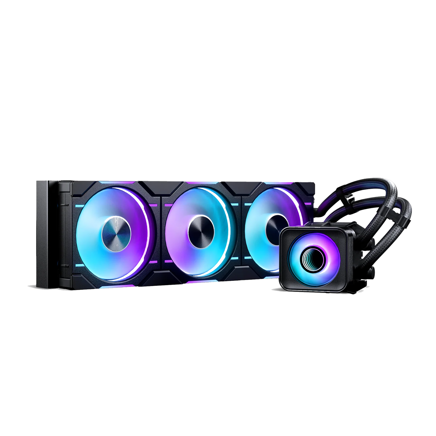 Phanteks Glacier One 360D30 X2 Liquid Cooler, 360mm radiator - Black