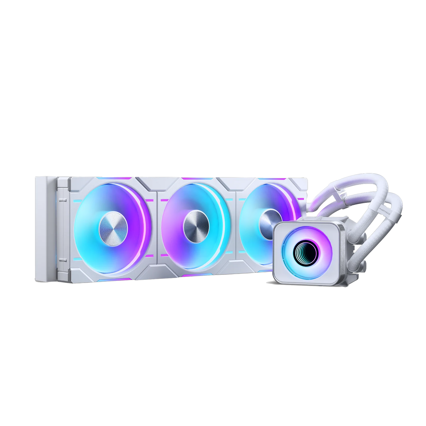 Phanteks Glacier One 420D30 X2 Liquid Cooler, 420mm radiator - White