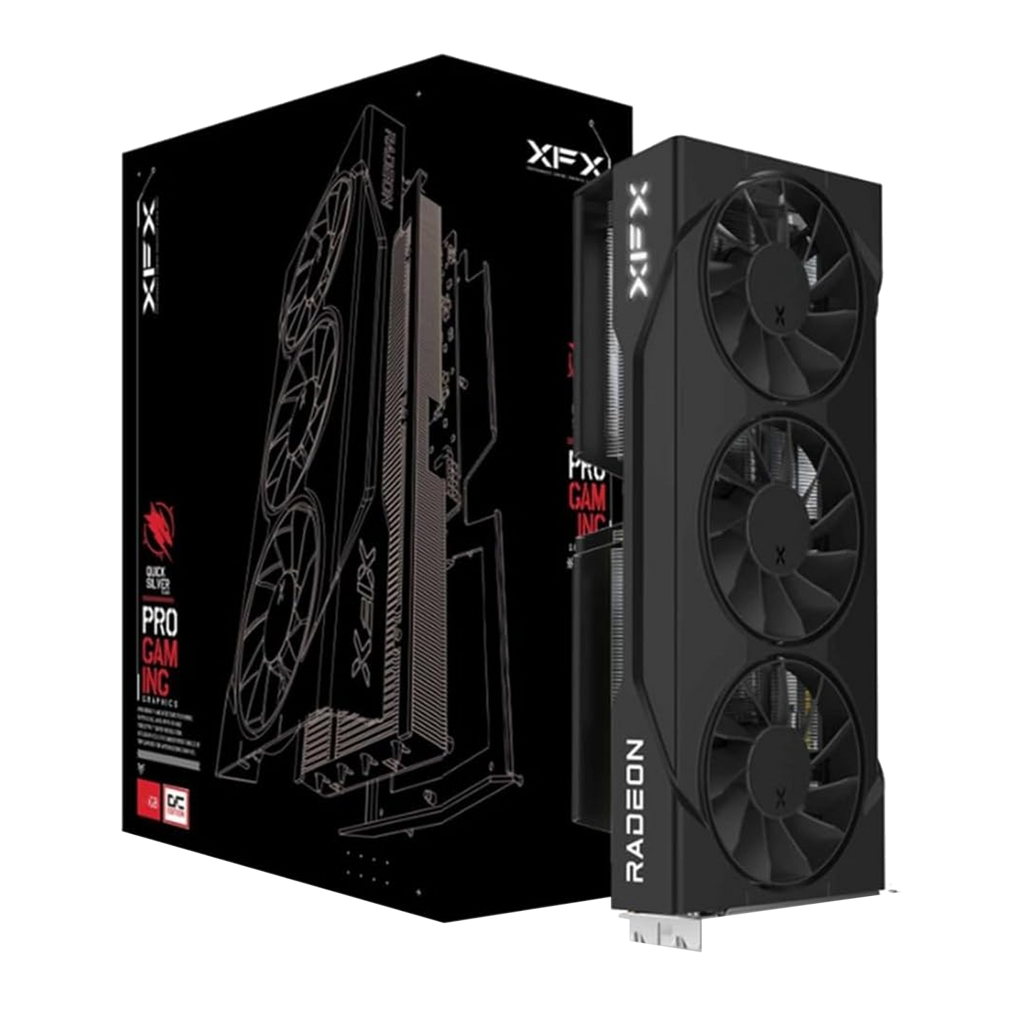 XFX Swift Radeon RX 9060 XT OC Triple Fan 16GB GDDR6 Graphics Card