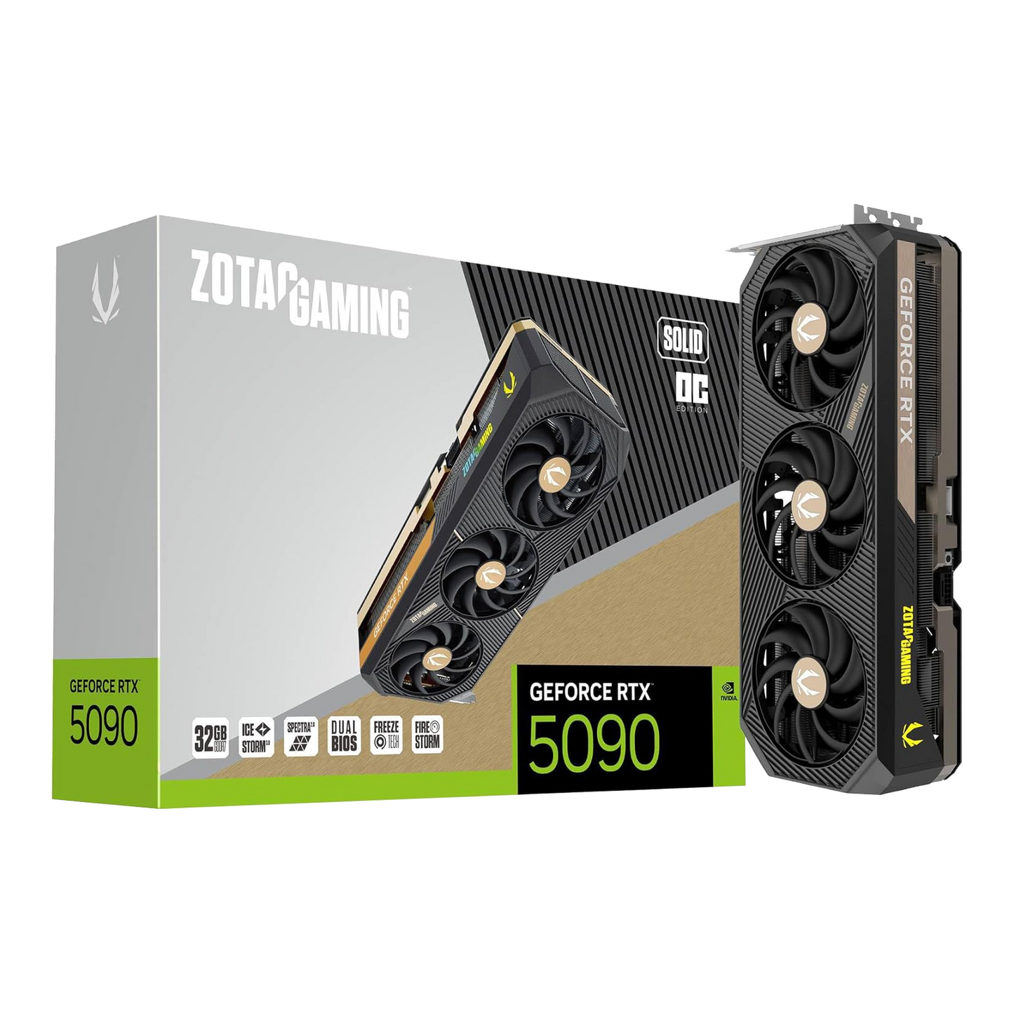 ZOTAC Gaming GeForce RTX 5090 Solid OC 32GB GDDR7 Graphics Card