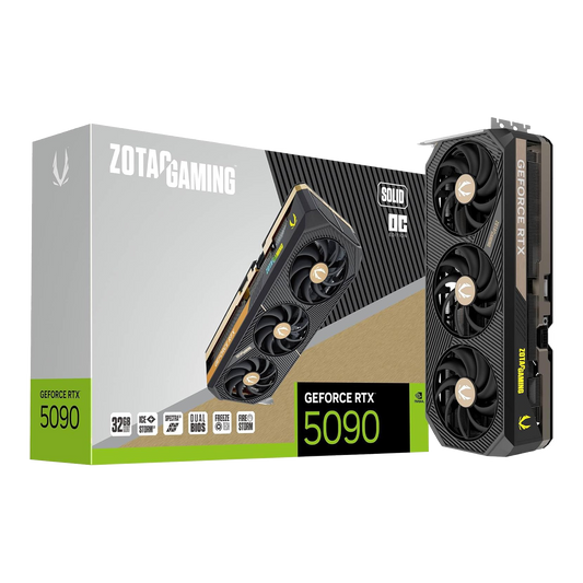 ZOTAC Gaming GeForce RTX 5090 Solid OC 32GB GDDR7 Graphics Card