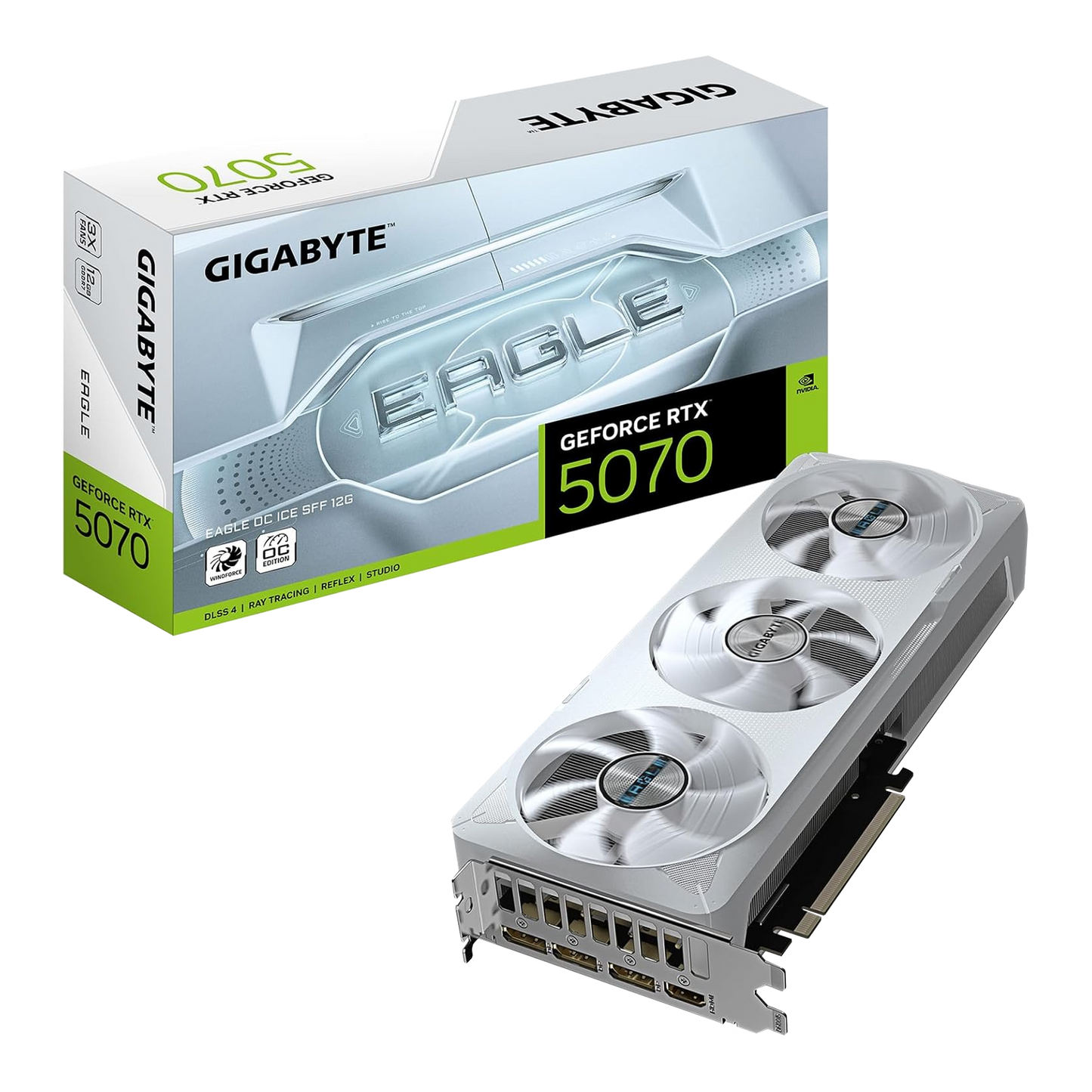 GIGABYTE GeForce RTX 5070 12 GB Eagle OC ICE Video Card