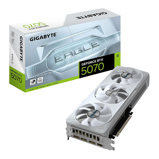GIGABYTE GeForce RTX 5070 12 GB Eagle OC ICE Video Card