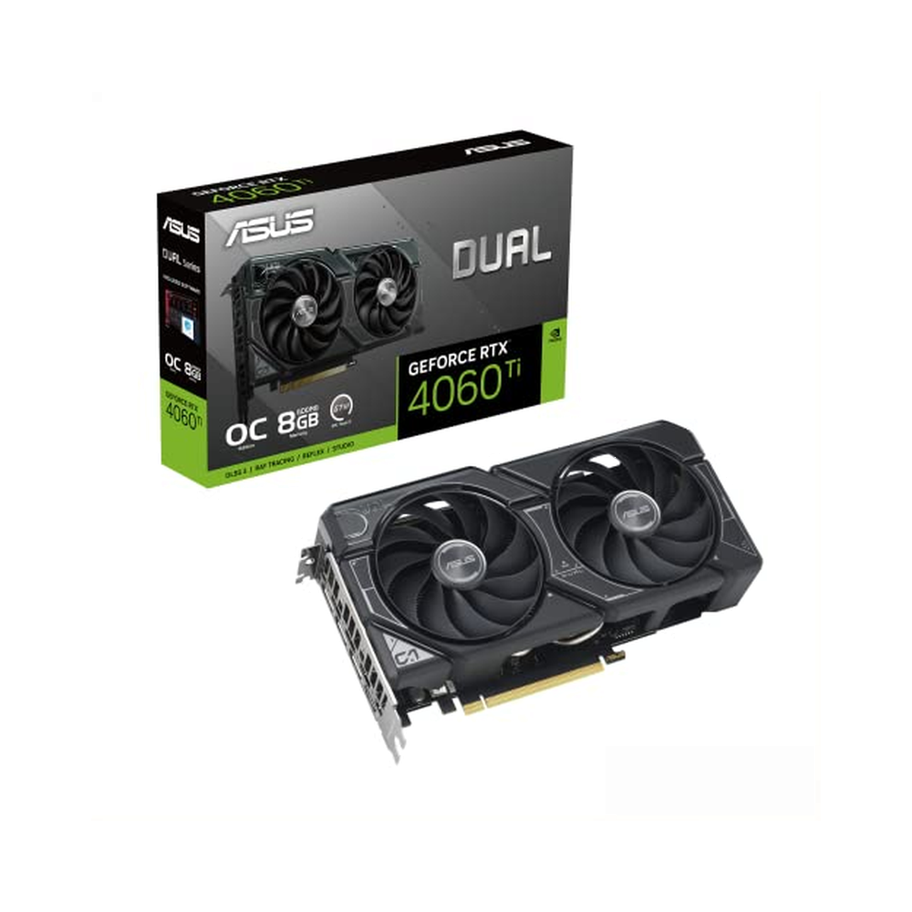 ASUS Dual GeForce RTX 4060 Ti EVO OC, 8GB GDDR6 Graphics Card