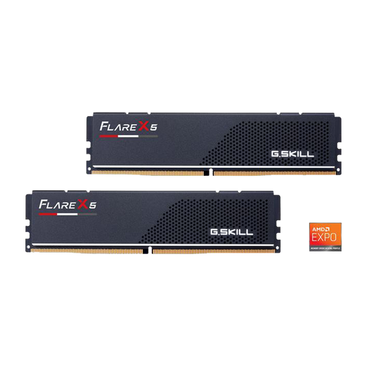 G.SKILL Flare X5 32GB (2 x 16GB) DDR5-6000 CL30 Memory (F5-6000J3038F16GX2-FX5)