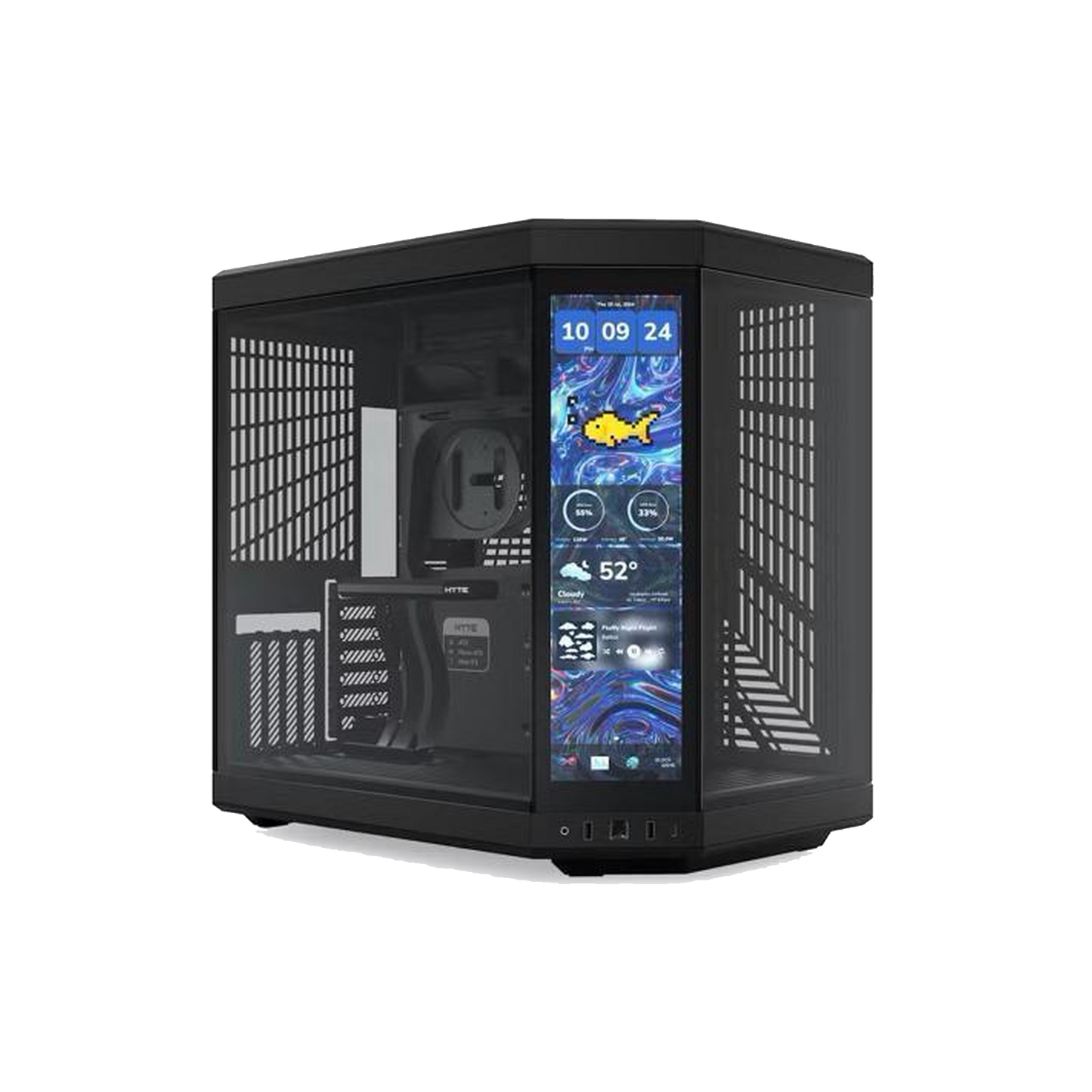 HYTE Y70 Touch Infinite ATX Mid Tower Case - Black