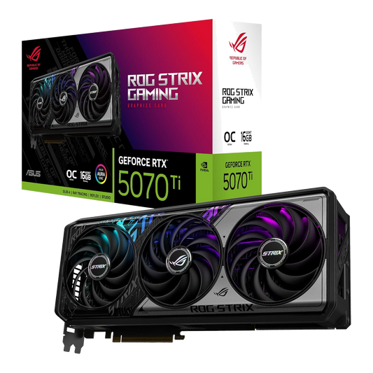 Asus ROG STRIX GAMING OC GeForce RTX 5070 Ti 16 GB Video Card