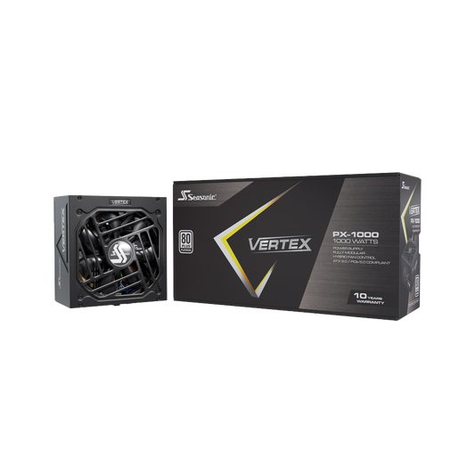 Seasonic VERTEX PX-1000, 1000W 80+ Platinum, ATX 3.0 / PCIe 5.0 Compliant Power Supply
